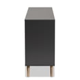 thumbnail image 5 of Baxton Studio Kelson Modern and Contemporary Dark Grey and Gold Finished Wood 6-Drawer Dresser, 5 of 10