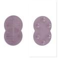 thumbnail image 4 of Unique Bargains 1 Pc Double Circle Shape Makeup Sponge Brush Cleaner Gray Purple, 4 of 5