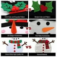 thumbnail image 6 of EUDIDV Holiday Hanging Decor Christmas Snowman DIY Change Christmas Snowman Pendant Christmas Decorations Xmas Decorative Hangings, 6 of 7