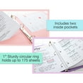 thumbnail image 6 of BAZIC 3 Ring Binder 1" Economy View Binders Pastel Color, 175 Sheets, 24-Count, 6 of 8