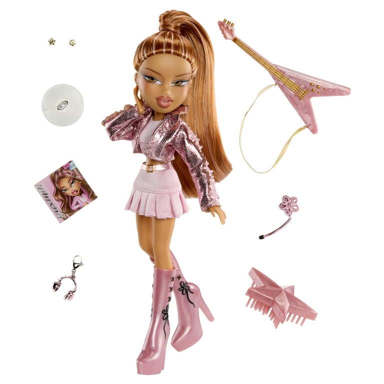 Bratz, Fashion Doll, Yasmin, Pop Starz with Accessories and Charm