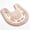 Pink, variant on Kyusrd Outdoor Rug and bathroom Rugs,Vintage Floral U-Shaped Toilet Rug Soft Absorbent Microfiber Bath MatNon Rose Print Bathroom Toilet Floor Mat ForBathroom Decor