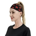 thumbnail image 6 of Yiaed Beautiful Red Ladybug Print Sports Headbands,Moisture Wicking Workout Headband, Sweatband Headbands for Running,Cycling for Women and Men, 6 of 8