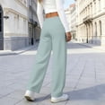 thumbnail image 7 of Straight Leg Sweat Pants for Womens High Waisted Baggy Sweatpants Casual Drawstring Workout Pants with Pockets Gray, 7 of 7