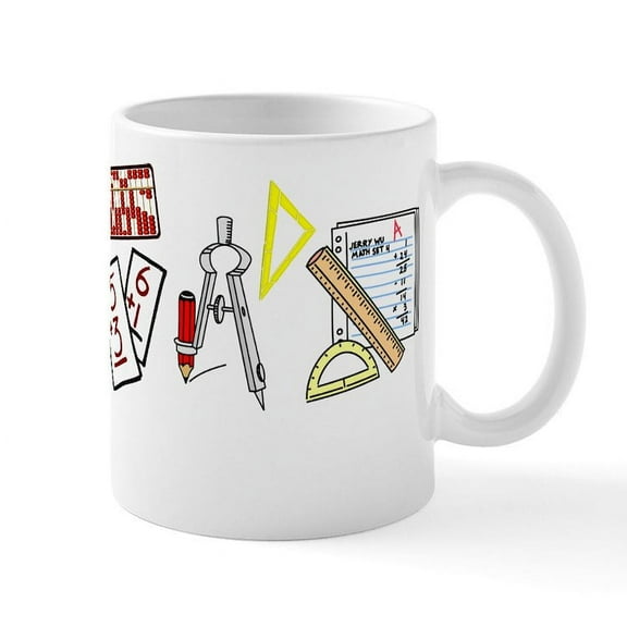 CafePress - Mathweaponsblack - 11 oz Ceramic Mug - Novelty Coffee Tea Cup
