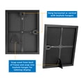 thumbnail image 6 of Mainstays Format 8 x 10 Front-Loading Picture Frame, Black, Holds Two 4 x 6 Photos or One 8 x 10, 6 of 9