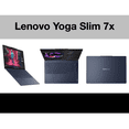 thumbnail image 2 of Lenovo Yoga Slim 7x Copilot + Laptop 14.5 Touchscreen OLED 2944x1840 Display (Qualcomm X Elite X1E-78-100, 32GB LPDDR5X, 1TB SSD, Qualcomm Adreno, Backlit KB, Win 11 Home) w/Dockztorm Wireless Mouse, 2 of 7