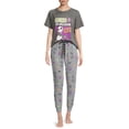 thumbnail image 5 of Disney's Nightmare Before Christmas Women's and Women's Plus Sleep Shirt and Joggers, 2-Piece Set, 5 of 5