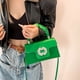 thumbnail image 5 of Minnieouse Bolso cruzado portátil para mujer con correa ajustable y amplia gama de usos Bolsos tipo cartera de cuero PU Bolsas de mensajero y de hombro Verde, 5 of 6