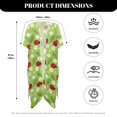 thumbnail image 6 of HELLHERO Ladybug and Daisy Pattern Long Kimono Swimsuit Cover Up High Quality Fabrics Cardigan Free Size Swim Coverup for Women, 6 of 6