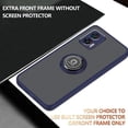 thumbnail image 2 of Case for Motorola Edge 30 Neo Case with Stand, Compatible with Magnetic Car Phone Mount, Ultra Slim Motorola Edge 30 Neo Phone Case for Women Men Shockproof Protective Cases Cover (Navy blue), 2 of 14