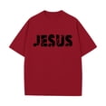 thumbnail image 4 of Ankishi Mens Jesus T Shirts Cross Short Sleeve Crewneck Christian Cotton Graphic Tees Summer Tops for Travel, 4 of 6