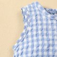 thumbnail image 2 of WIBACKER 3M-3Y Toddler Baby Girl Plaid Shirt Soft Ruffled Tank Top + Lace Skirt with Bow Summer Infant Outfits Set, 2 of 13