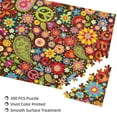 thumbnail image 3 of Kll Hippie Peace Love - 300 Piece Jigsaw Puzzle For Adult And Teenagers Family Educational Game Toys 300pcs, 3 of 9