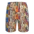 thumbnail image 6 of Naloa Funny Dogs Family Men's Beach Shorts, Surfing shorts, Swim trunks, Quick Dry Swim Trunks for Surfing Beach Fun - Medium, 6 of 9