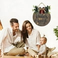 thumbnail image 5 of Eveokoki 11" Choose Kindness And Laugh Door Sign Plaque,Welcome Wall Hanging Signs Front Door Decor Home Decorative Door Sign Wooden Plaque Hanger for Bedroom Porch Yard, 5 of 5