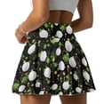 thumbnail image 2 of FUIALDOLG Green Leaf and Golf Womens Pleated Golf Skorts A-Line Tennis Skirt for Women Lady High Waisted Lightweight Athletic Shorts with Pocket Casual Green Leaf Skirt for St Patrick Day,XL, 2 of 8