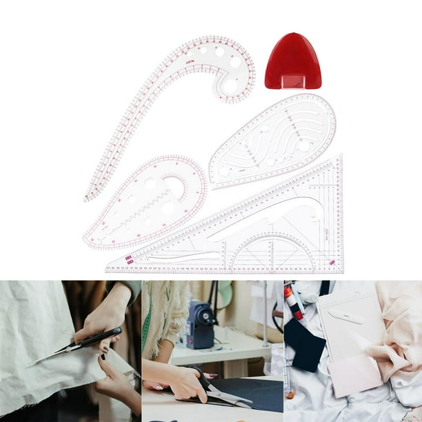 Reglas curvas francesas Macarena Kit de medida de yeso Rosa