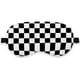 thumbnail image 1 of wonima11 Black White Check Silk Eye Mask for Sleeping,Black Plaid Grid Blindfold Adjustable Strap Night Sleep Mask for Women Men Boys, Airplane Travel Nap, Black Check Sleeping Mask Eye Cover, 1 of 1