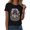 Black, variant on Gunia Halloween T Shirt Women Cotton Ghost Graphic Print Short Sleeve Crew Neck Casual Holiday Tops Tee Shirts Army Green S-2Xl