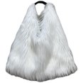 thumbnail image 1 of Bolso Mano Piel Sintética para Mujer Bolso para Las Axilas Bolso Informal para (blanco), 1 of 9
