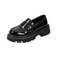 thumbnail image 2 of Willtoo Loafers Platform for Women Faux Patent Leather Anti Slip Chunky Heels Loafers Casual Slip-On Dressy Shoes, 2 of 5