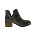 thumbnail image 2 of Diba True Womens Work Nerd Distressed Leather Ankle Boots, 2 of 3