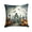Multi-Color, variant on Slavic Witch Spooky Halloween Fabric Decorative Pillow 18 in x 18 in