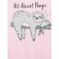 Secret Treasures Women's and Women's Plus Sloth PJ Set - Walmart.com