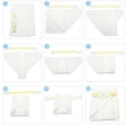 thumbnail image 4 of Pañales de algodón reutilizables - 3 capas, 52x52cm, respetuosos con la piel - lavables, 0-2 años - Pañales para recién nacidos, alternativa ecológica, 4 of 8