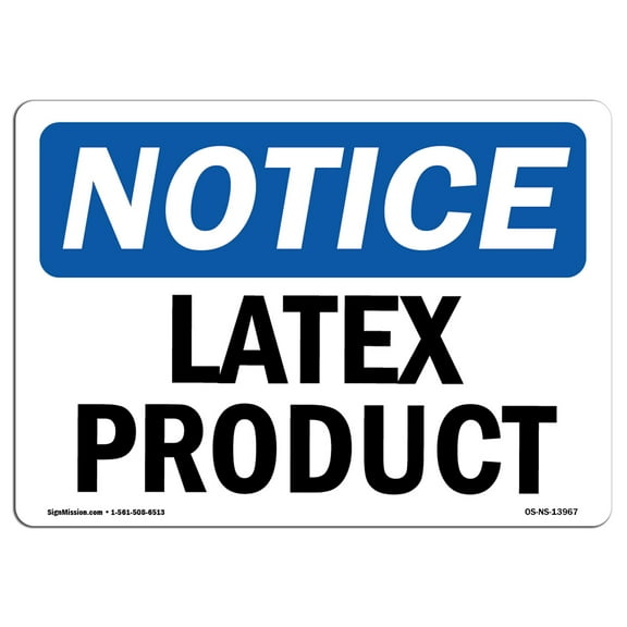 OSHA Notice Sign - Latex Product | Decal | Protect Your Business, Construction Site, Warehouse & Shop Area |  Made in the USA