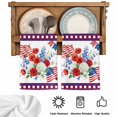 thumbnail image 5 of 250th Anniversary Floral Kitchen Towels Set of 3, Red Blue Stars 4th of July Absorbent Dish Towels for Kitchen, Microfiber Hand Towel, Quick Drying Tea Towel for Cleaning Decorative Dishcloths, 5 of 7