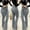 Gray, variant on Babysbule Womens Jeans Women Solid Color Solid Flared High Jeans Flares Ankle Fashion Pants Trouser