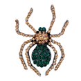 thumbnail image 1 of Kkkded Spider Brooch Spider Brooch - Shiny, Realistic Shape, Rust - Free, for Clothes Collars, 1 of 7