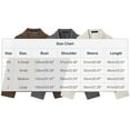 thumbnail image 2 of Hvobtty Vestes Chaudes Décontractées à Manches Longues pour Femmes, Manteaux de Mode Décontractée pour Femmes, Couleur Unie, Col Rabattu, Automne/hiver, 2 of 3