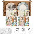 thumbnail image 5 of Spring Easter Kitchen Towels Set of 1, Rabbits Eggs Eucalyptus Branches Flowers Absorbent Dish Towels for Kitchen, Microfiber Hand Towel, Quick Drying Tea Towel for Cleaning Decorative Dishcloths, 5 of 7