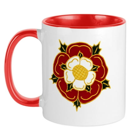 

CafePress - Tudor Rose Mug - Ceramic Coffee Tea Novelty Mug Cup 11 oz