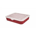 thumbnail image 2 of Sterilite Red Holiday Ornament Adjustable Storage Container Organizer Case- Holds 32 Ornaments, 2 of 4