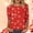 04-Red valentine shirts women 3/4 sleeve, variant on Mceream Valentines Shirts for Women Dressy Casual 3/4 Sleeve Tops Cute Love Heart Print Pullover Tops Plus Size Crewneck T Shirts Loose Holiday Outfits 2026 Blusas De San ValentÃN Para Mujer Red M