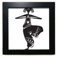 thumbnail image 1 of Danse Célébrer Contour Mexicain Carré Noir Cadre Photo Mur Table, 1 of 3