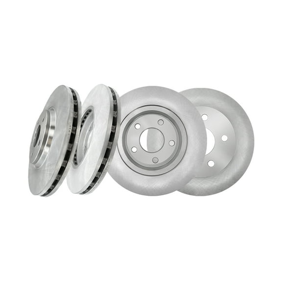 Set of 4 Front-Rear Disc Brake Rotors For 2004-2012 Chevrolet Malibu