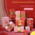 thumbnail image 1 of Caja de regalo creativa para cumpleaños, caja de regalo con sobre rojo y sorpresa popular para San Valentín, 1 of 1