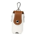 thumbnail image 4 of Dualoai Golf Ball Waist Bag Carry Pouch for Women Men Compact with Tee Holder Convenient White and Brown, 4 of 9