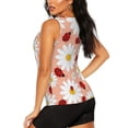thumbnail image 2 of Goofa Daisy and Ladybug Printed Womens Workout Tops for Women Sleeveless Yoga Shirts Athletic Running Tank Tops Sleeveless Gym Clothes Workout Apparel-XX-Large, 2 of 9