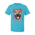 thumbnail image 3 of Dean Russo Best Dog Dog Lover Men's Graphic T-Shirt, Light Turquoise, X-Large, 3 of 6
