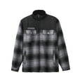 thumbnail image 5 of Ma Croix Men's Plaid Zip-Up Sherpa Lined Thermal Fleece Padded Cotton Jacket, 5 of 7