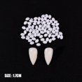 thumbnail image 1 of Halloween Cosplay Maquillaje Props Nightglow Dientes De Vampiro/Diablo Hombre Lobo Zombie Colmillos/DIY Sólido Dentadura Autoadhesiva Diente Falso/Resina Luminosa Pequeños Tigre, 1 of 4