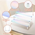 thumbnail image 4 of 2-Pack Acrylic Risers for Display, Rectangular Display Stand, 3 Tiers Perfume Organizer, Display Shelf for Toys Food Cupcake Dessert Desktop Tabletop, 4 of 8