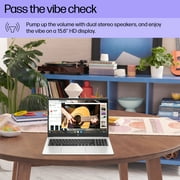 HP 15.6 HD Chromebook Laptop, Intel Pentium Silver N6000, 8GB RAM, 128GB eMMC, Mineral Silver, 15a-na0058wm