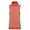 Coral, variant on Women's Sleeveless Turtleneck Sweater Top in Stretchable Viscose Blend Peach, 2XL